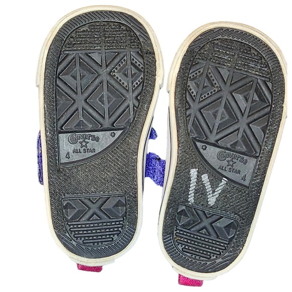 Converse Chuck Taylor All Star Lizard Casual Sneakers Size 4 baby - Picture 9 of 11